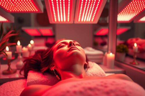 red light therapy for neck face and body